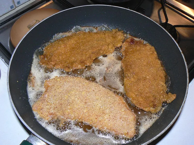 Escalopes de veau panées aux Curly etape3