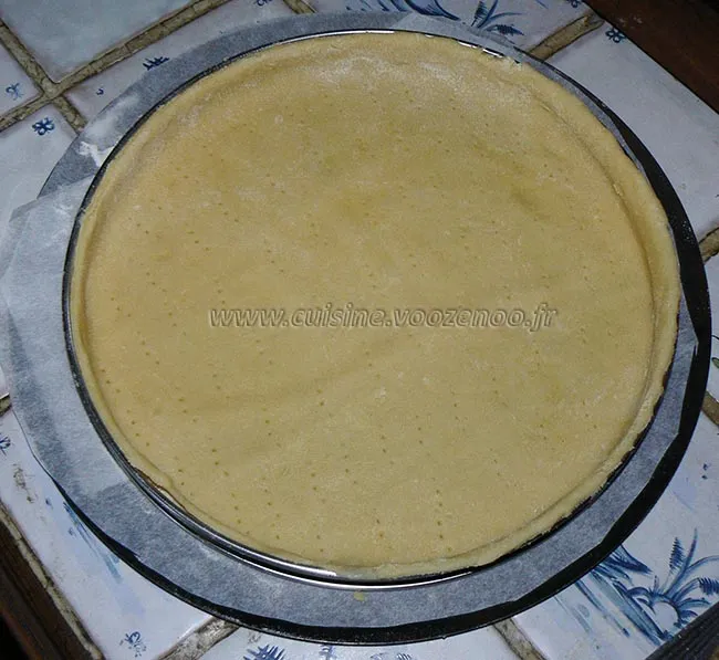 Tarte aux pommes, crème de mascarpone et miettes de spéculoos etape2