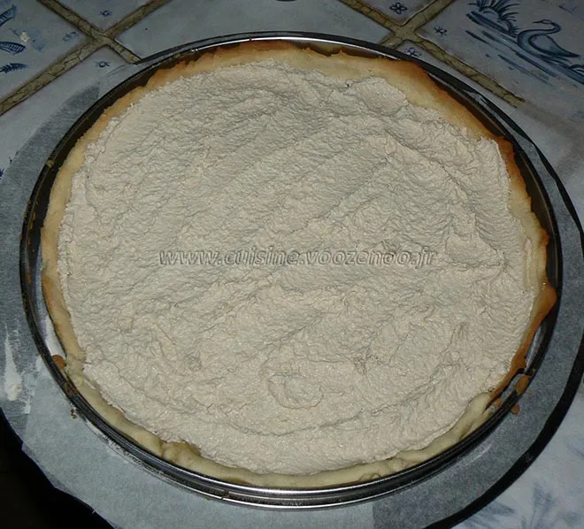 Tarte aux pommes, crème de mascarpone et miettes de spéculoos etape5