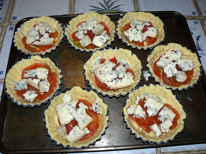 Tartelettes à la tomate et fourme d’Ambert etape3