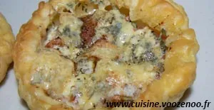 Tartelettes à la tomate et fourme d'Ambert