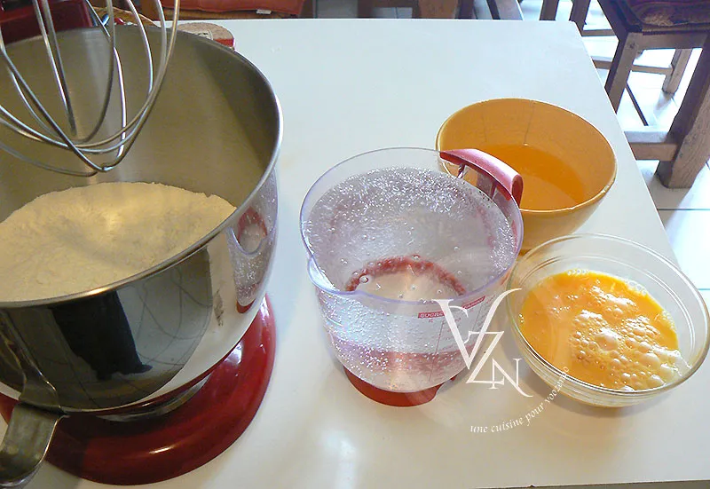 Gaufres à la limonade étape1