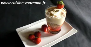 Tiramisu aux fraises marinées à la cardamome en verrine #battlefood22