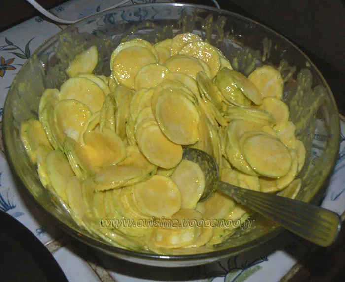 Gâteau invisible aux courgettes etape3