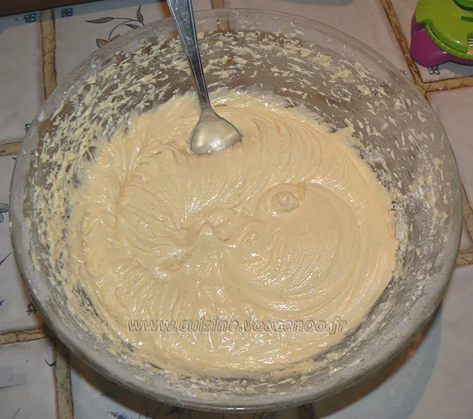 Muffins aux mûres etape1