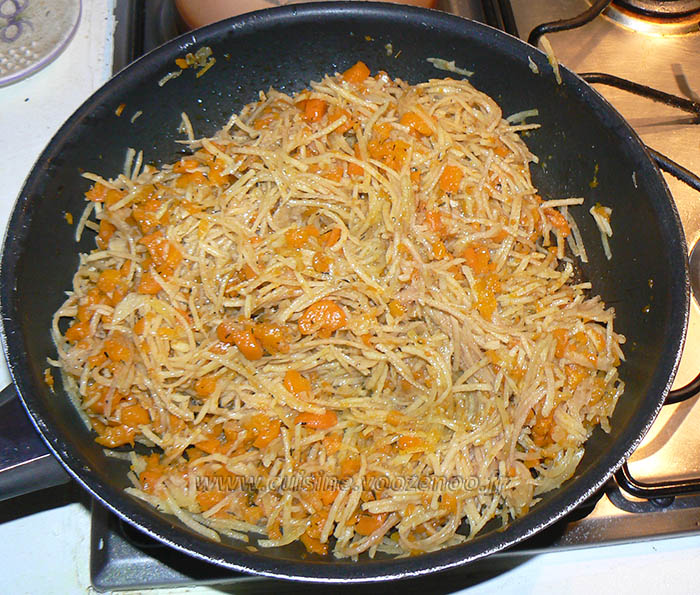 Bouchées aux carottes, pommes de terre et comté etape2