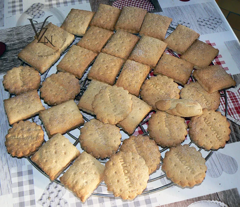 Sablés vanillés à la vache qui rit fin