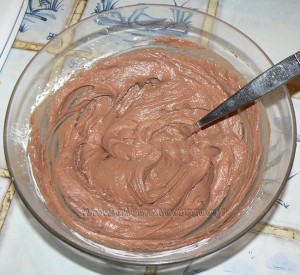 Moelleux au chocolat et ricotta etape3