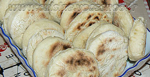 Mini matloua, pain marocan  une
