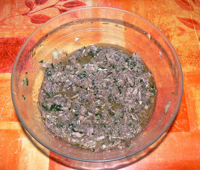Mini cake au thon épicés etape1