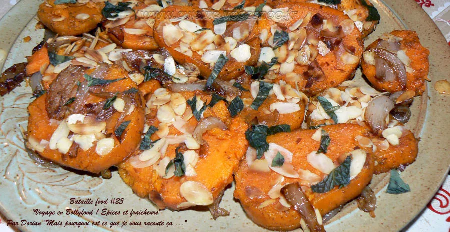 Patates douces épicées