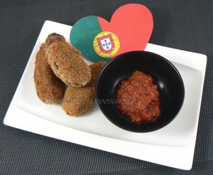 Croquettes de viande et bechamel à la portugaise fin