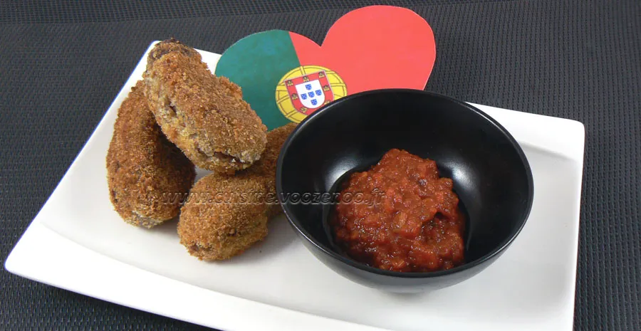 Croquettes de viande et béchamel à la Portugaise