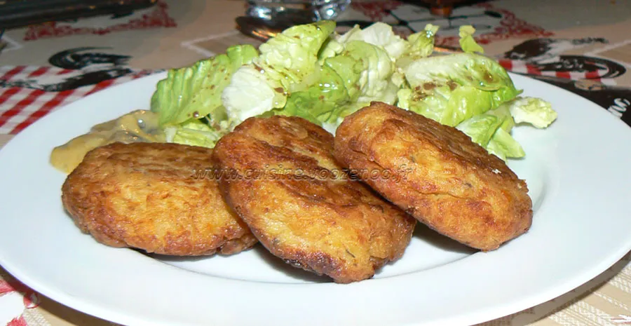 Galettes de blanquette de veau à l'ancienne