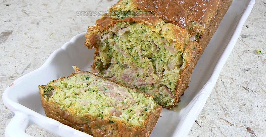 Cake aux fines herbes et au jambon