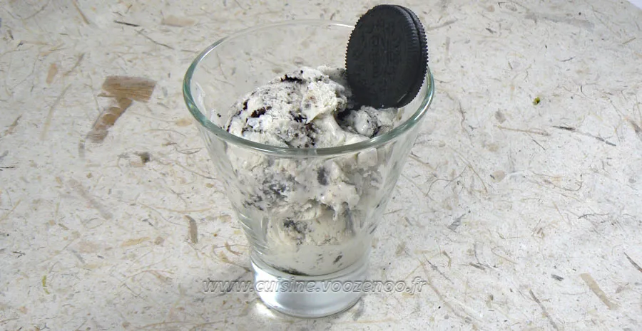 Glace aux Oréos