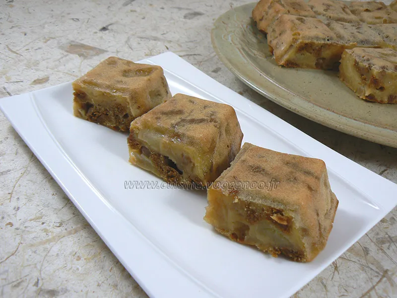 Fondant aux pommes et speculoos fin3