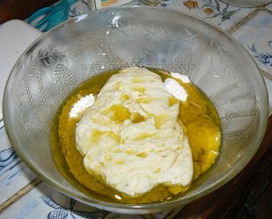 Pompe à l'huile d'olive etape2