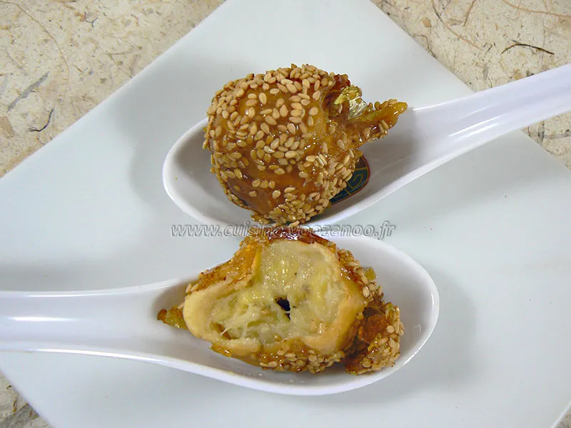Beignets de banane caramelisées aux graines de sesame fin3