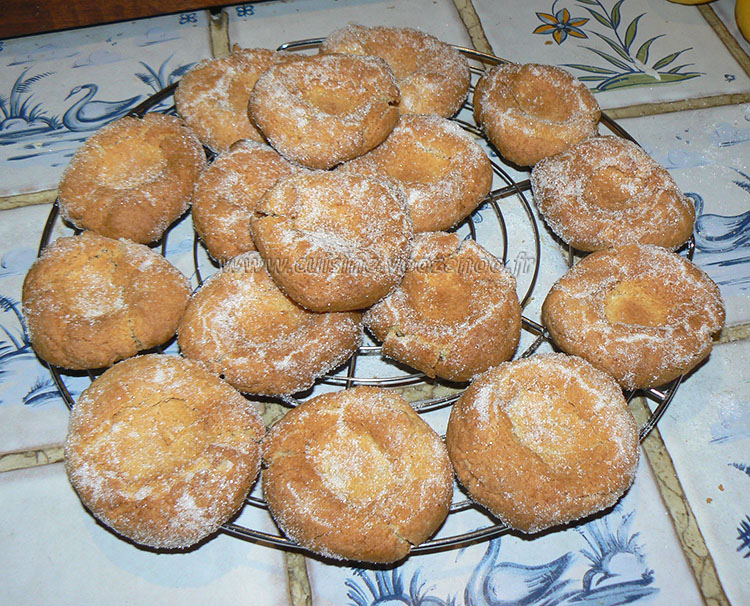 Biscuits empreintes au lemon curd fin