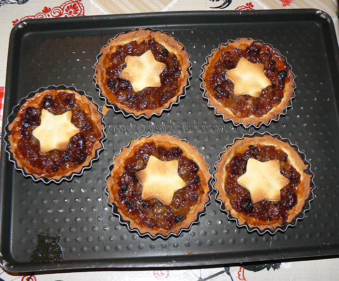 Mince pies, specialite anglaise aux fruits secs fin