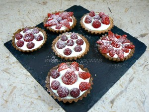 Tartelettes fraises - framboises gourmandes fin3