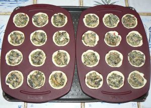 Mini-tartelettes aux champignons cremeux etape3