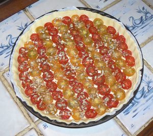 Tarte bicolore aux tomates cerises etape4