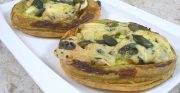Tartelettes courgettes, Fourme d’Ambert sur un air de Slovénie