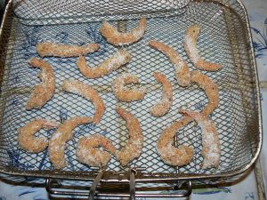 Beignets de crevettes a la noix de coco ou poudre d'amandes etape4