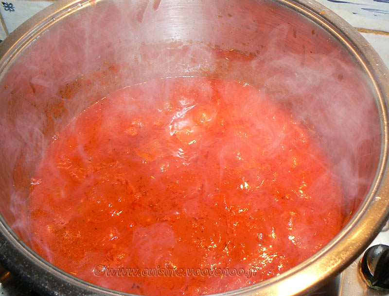 Boulettes en sauce tomate italienne etape5
