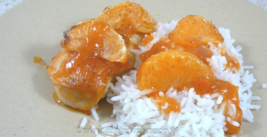 Blancs de poulet, sauce aux agrumes