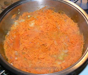 Mini tourte aux carottes à l'orange et veau etape1