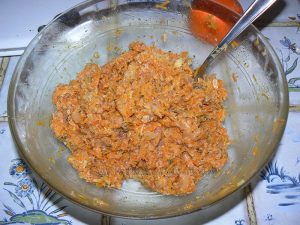 Mini tourte aux carottes à l'orange et veau etape2