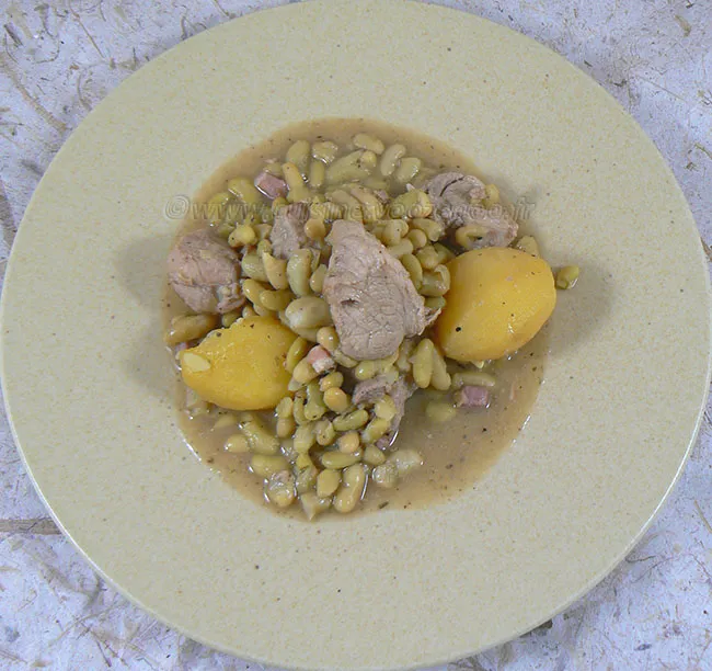 Sauté de porc et dinde, flageolets fin2