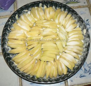 Tatin pudding aux pommes etape1