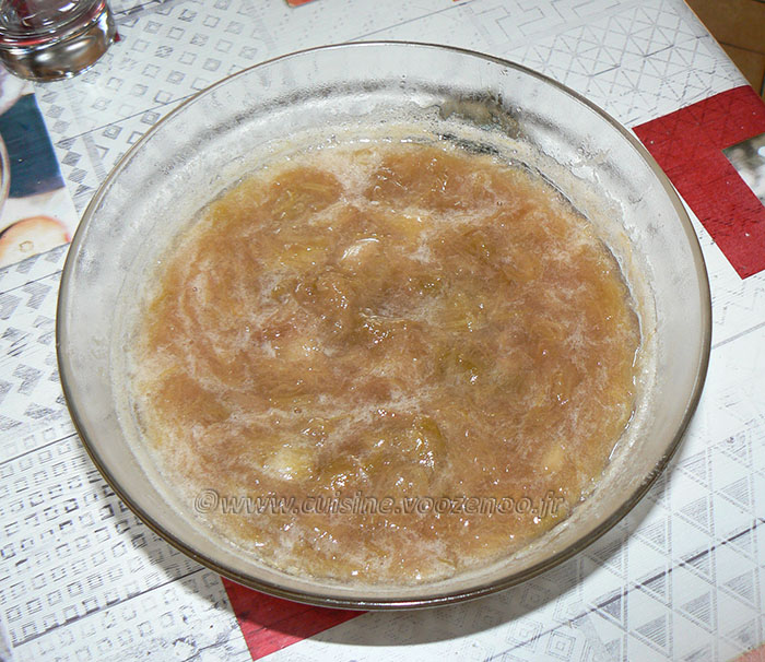 Trifle à la rhubarbe etape1