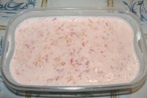 Frozen yogourt fraises et abricots etape2