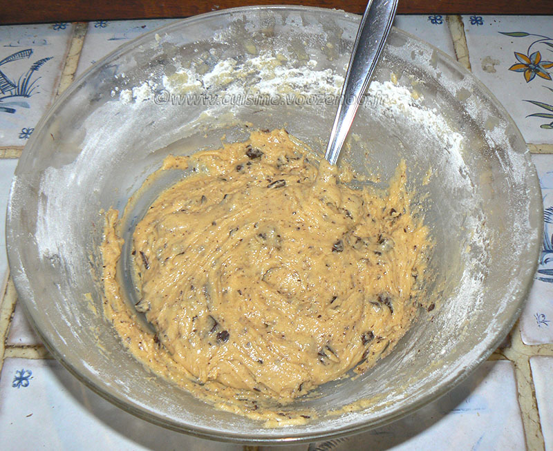 Soupe coco et ses croutons cookies etape1