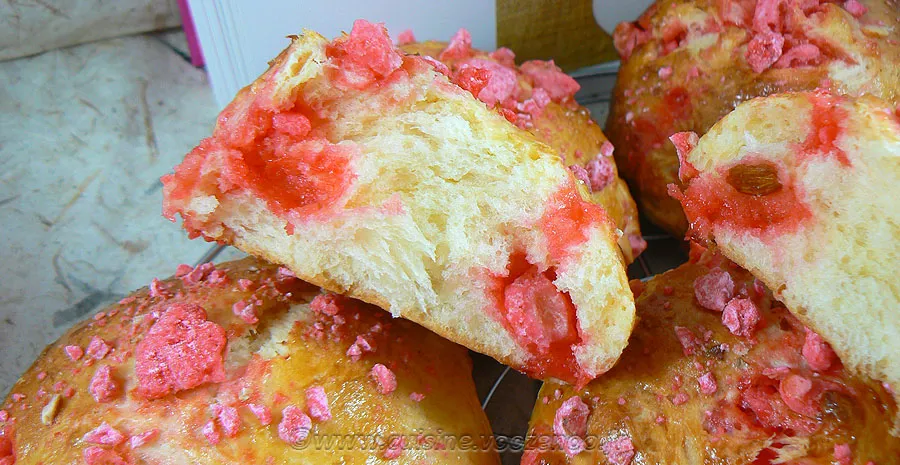 Pognes aux pralines roses de Christophe Felder
