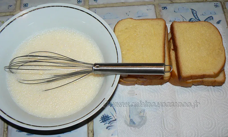 Brioche perdue aux fraises et cardamome etape1