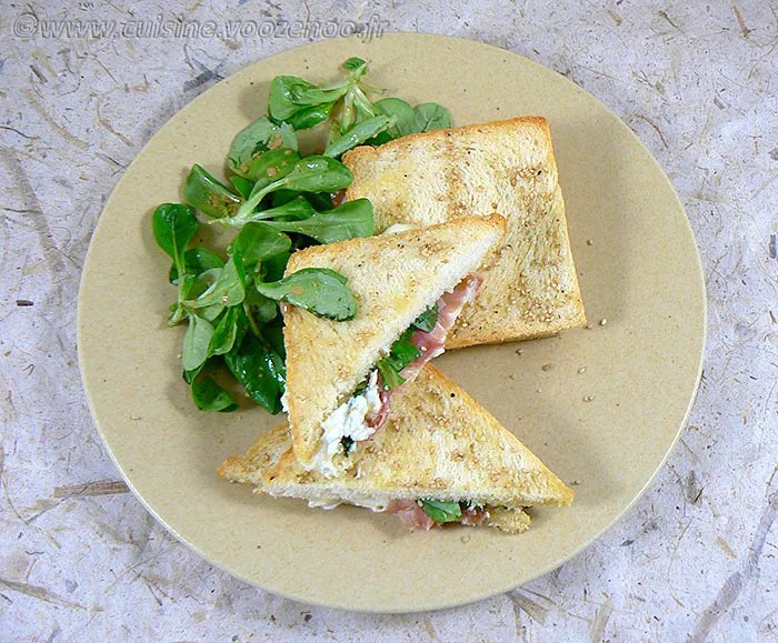 Club sandwich au Rocamadour fin2