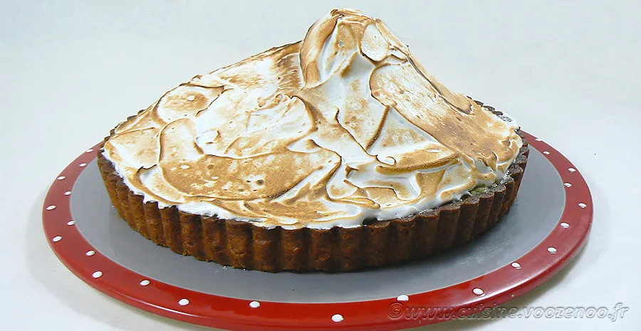 Tarte soufflée myrtille de Christophe Felder