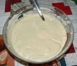 Tiramisu aux fraises et biscuits Petit Beurre etape1