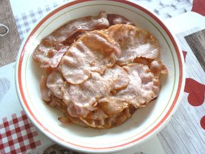Millefeuille de pommes de terre au lard, bacon et chèvre etape4