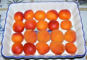 Flognarde aux abricots et amandes etape1