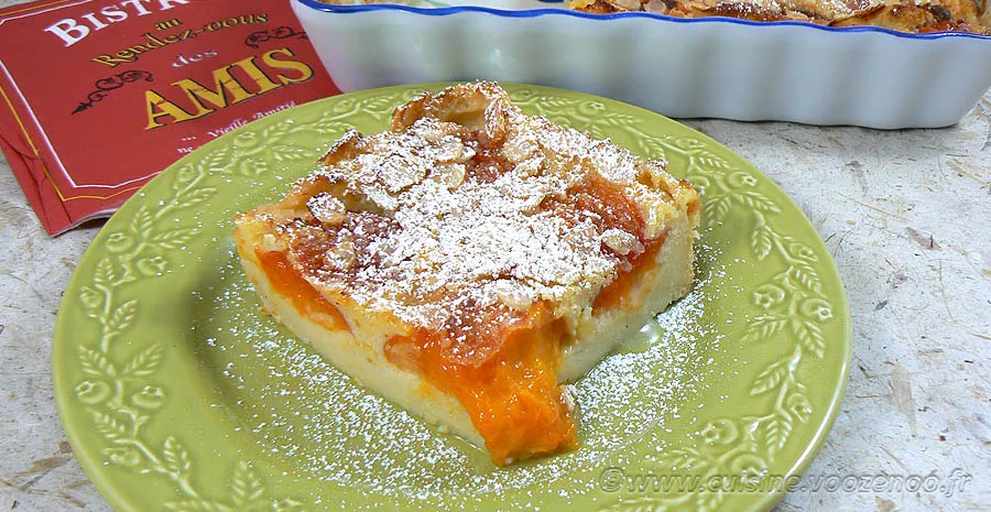 Flognarde aux abricots et amandes