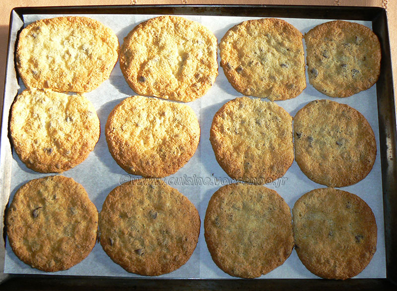 Cookies aux éclats de pistaches et pépites de chocolat etape3