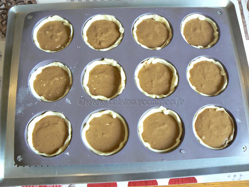 Mini tartelette crémeuse au café etape4