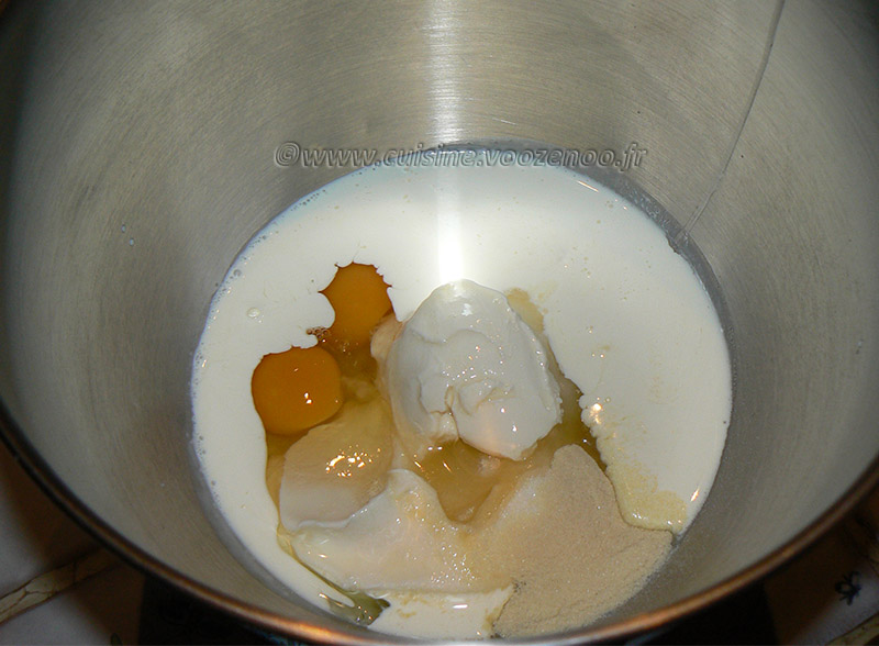 Pommes façon tatin et crème de mascarpone etape1